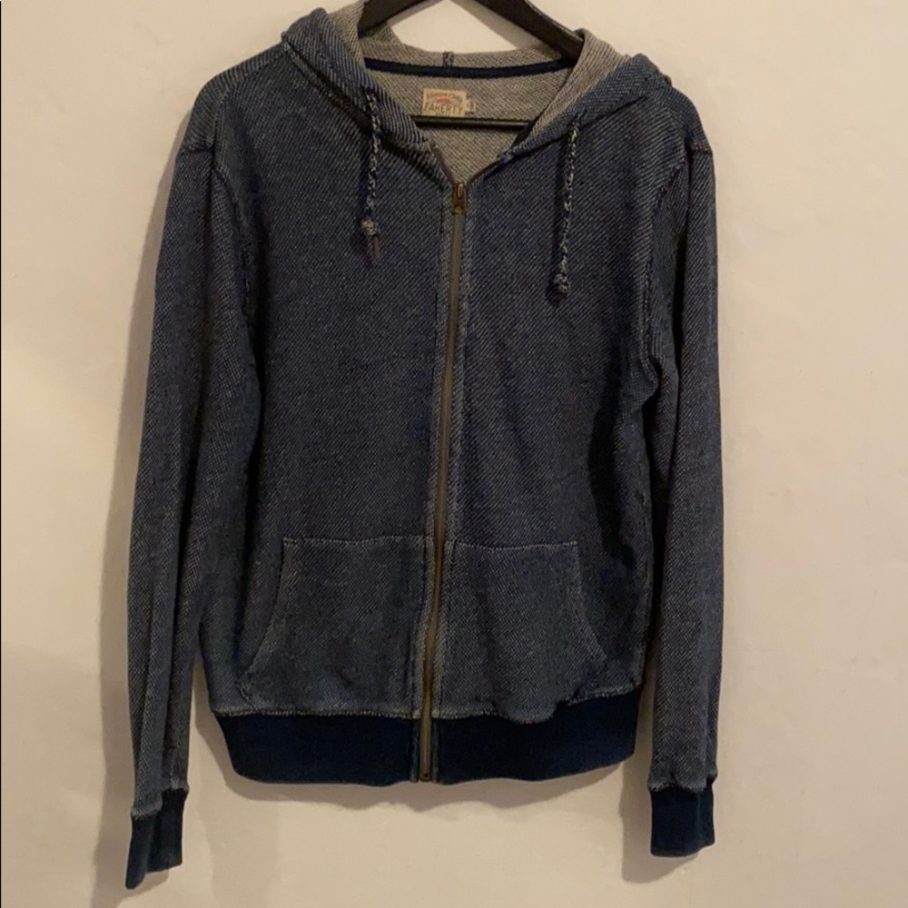 Faherty Loopback Terry Hoodie (w Talon Zipper!)